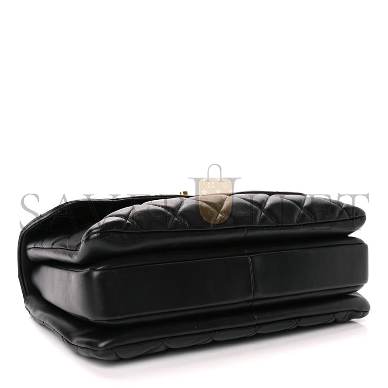Ch**el master lambskin quilted medium trendy cc flap dual handle (29*20*10cm)